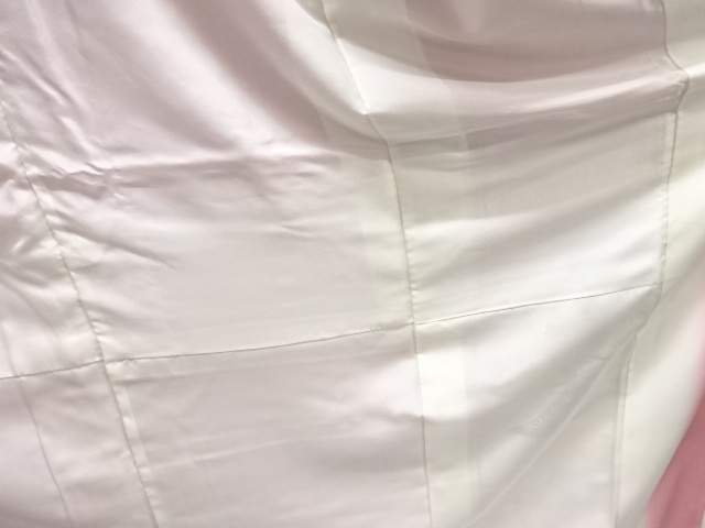  未使用品　几帳に花古典柄訪問着